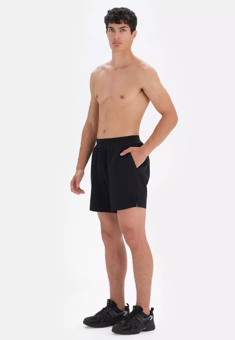 Black Shorts, Regular Fit, Activewear for Men