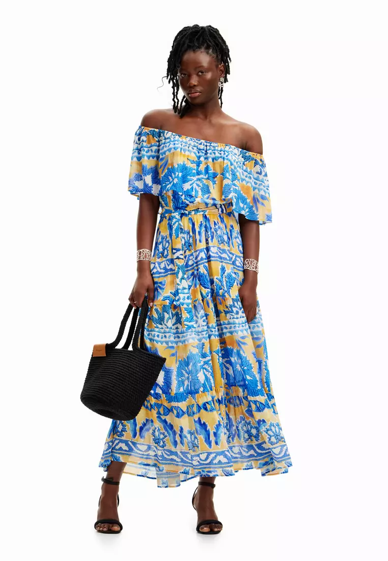 Stella Jean long arty dress 