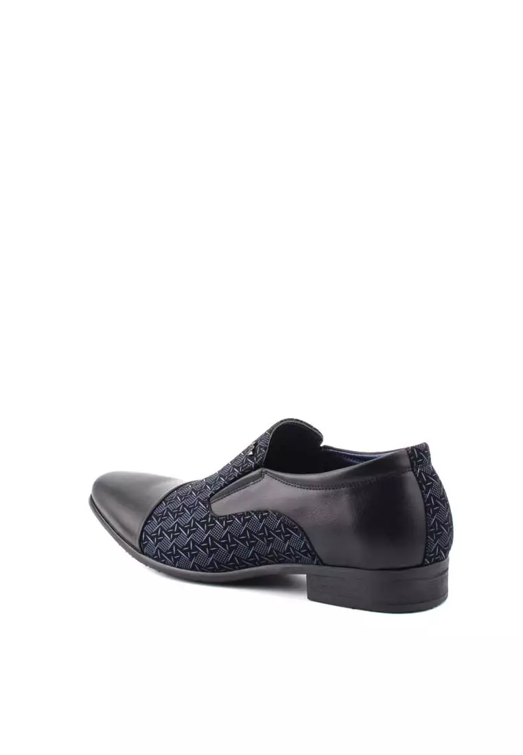 Mens black smart casual shoes hotsell
