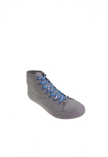 BENCH grey Lace Up Sneakers A7E43SH1E46BB2GS_1