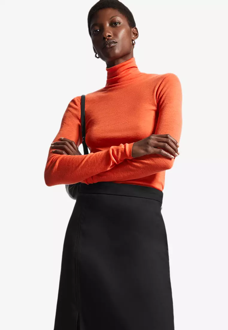 Turtleneck top cheap uniqlo