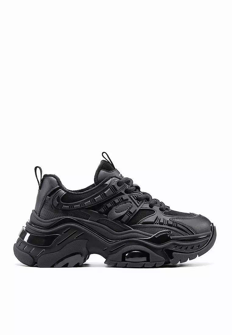 Discount on Twenty Eight Shoes  shoes - SKU: VANSA Top Layer Cowhide Color Block Platform Height Sneakers VPW-T11111