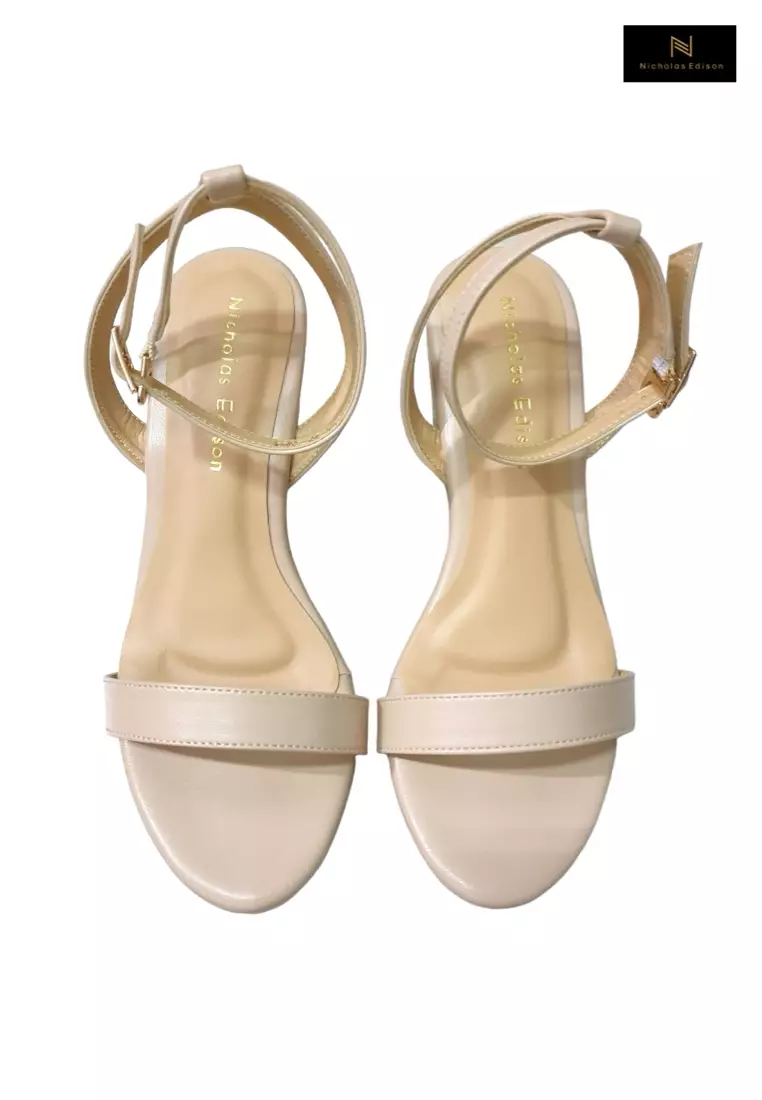 Nicholas Edison Wedge Zafir Beige