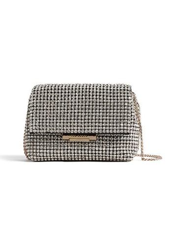 TED BAKER silver Ted Baker Women's Gliters Crystal Mini Cross Body 004EDACB36A313GS_1
