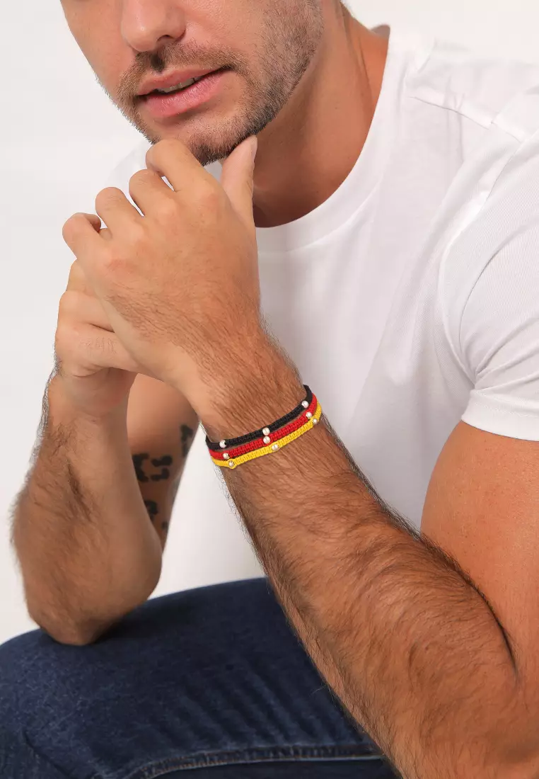 Bracelet Men Football Fan Germany Nylon