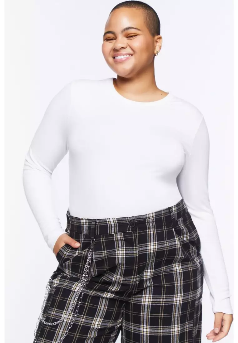 White long cheap sleeve forever 21