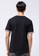 The Executive black Short Sleeve T-shirt with Stripe Neck 1CA3EAAC1C967CGS_2