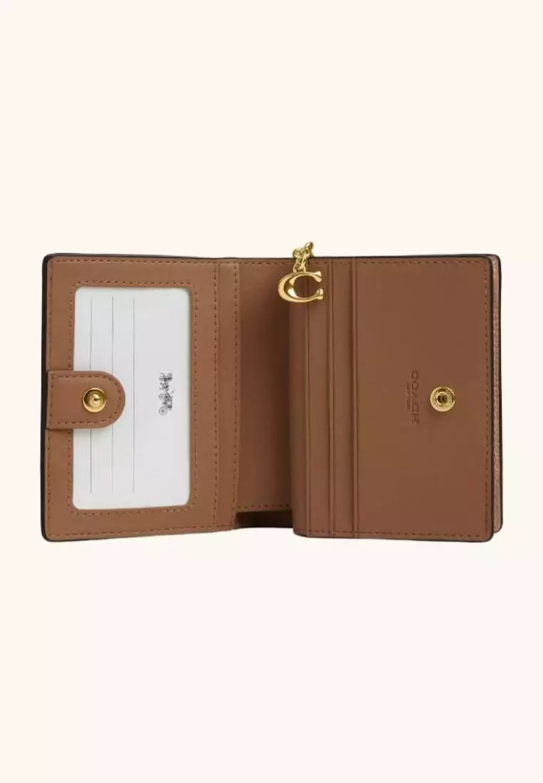 Coach Snap Wallet Taupe