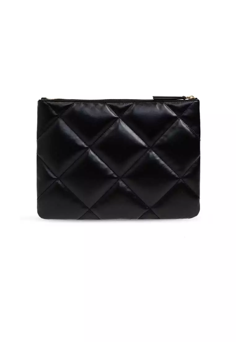 Kira Diamond Quilt Pouch Black 162144