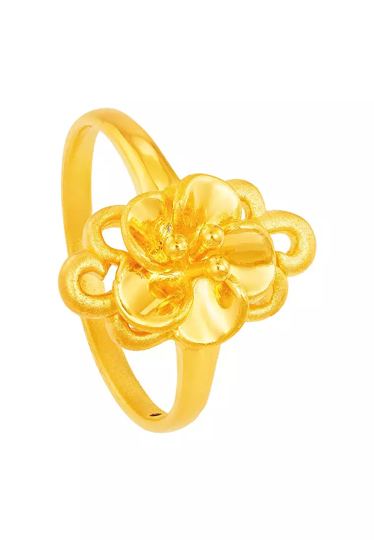 Buy HABIB HABIB 999/24K Yellow Gold Ring R9ABX0624 Online | ZALORA Malaysia