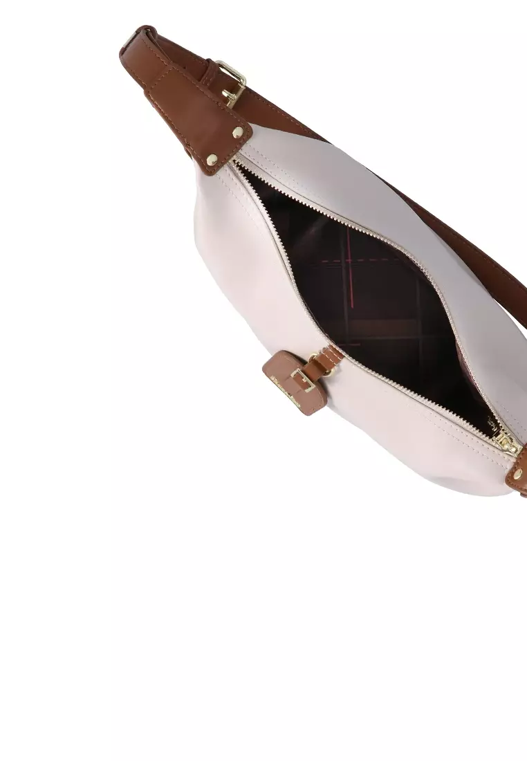Kora Strap Detail Crossbody Bag - Nude