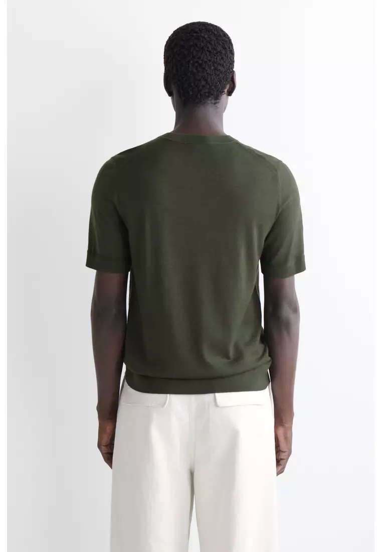 SLIM MERINO WOOL T-SHIRT