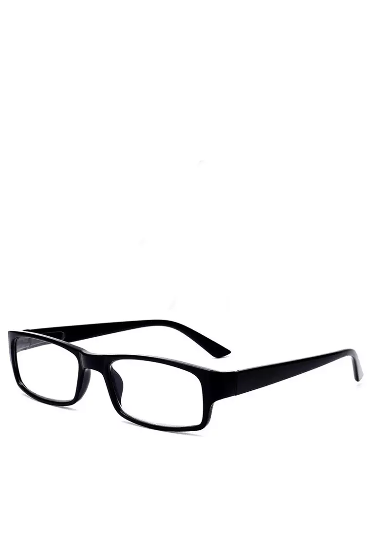 Keizaro Eyeglasess Baca Lensa Plus 2.0 Unisex For Presbyopia Classic Design Frame Material Plastic ORIGINAL - Black