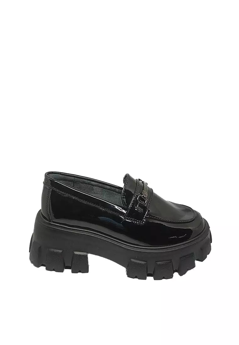 Buy Otto Faux Patent Chunky Loafer 2024 Online ZALORA Philippines