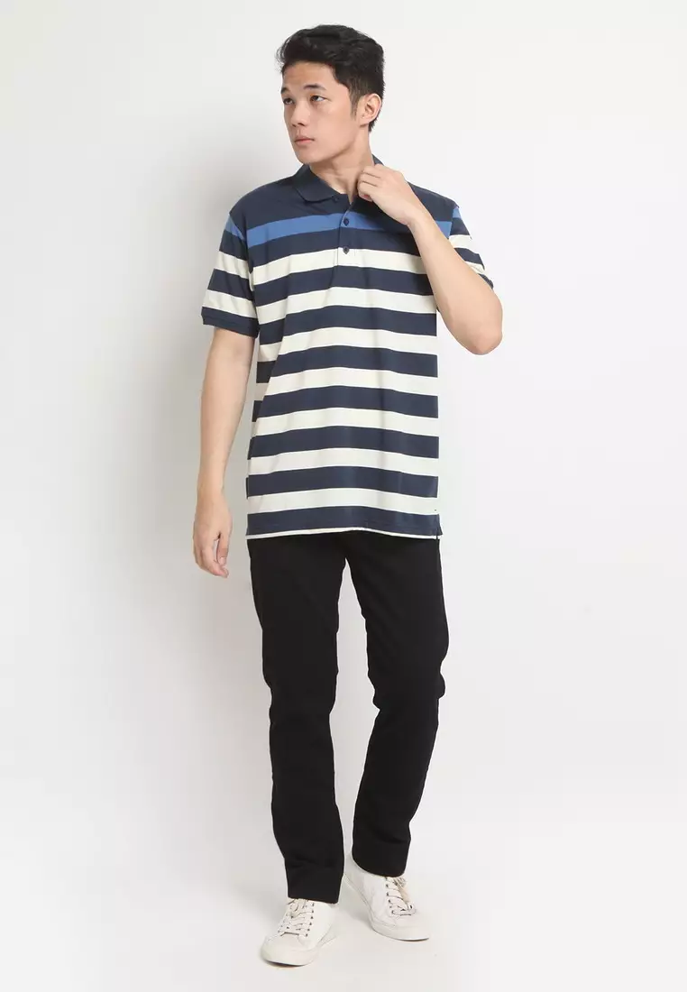 POLICE Polo Shirt Krah Polos Pria 207650011