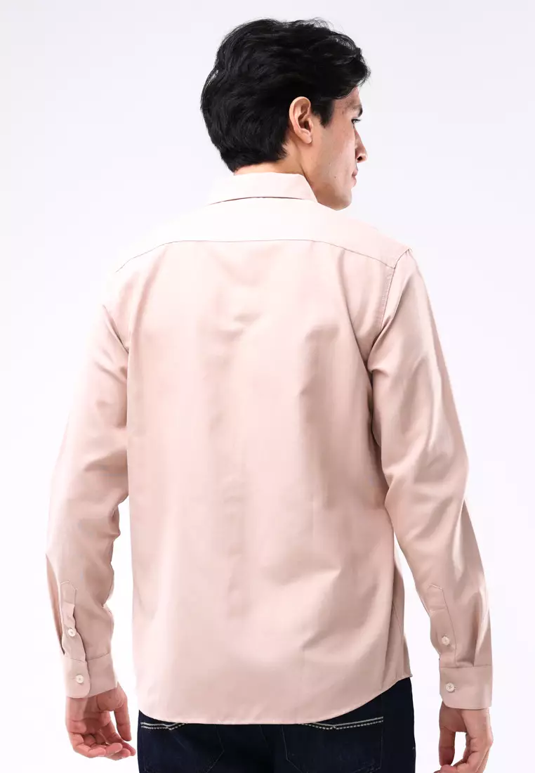 Woven Polo Long Sleeves