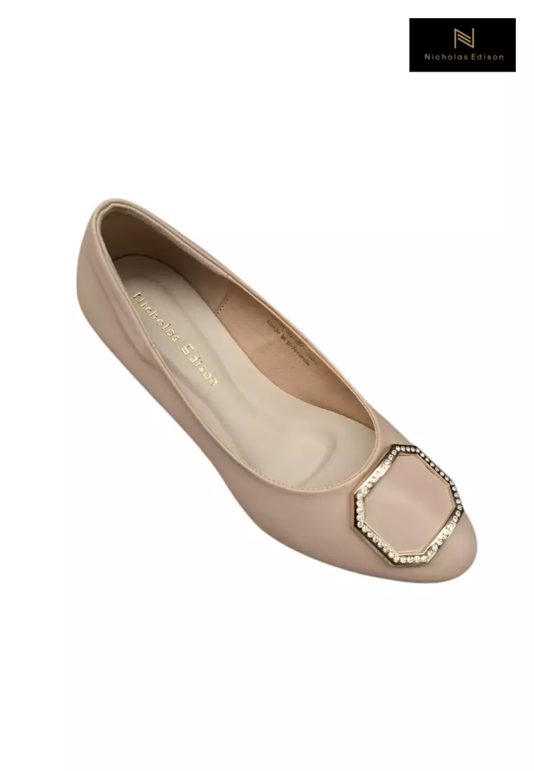 Nicholas Edison Wedge Yani Beige