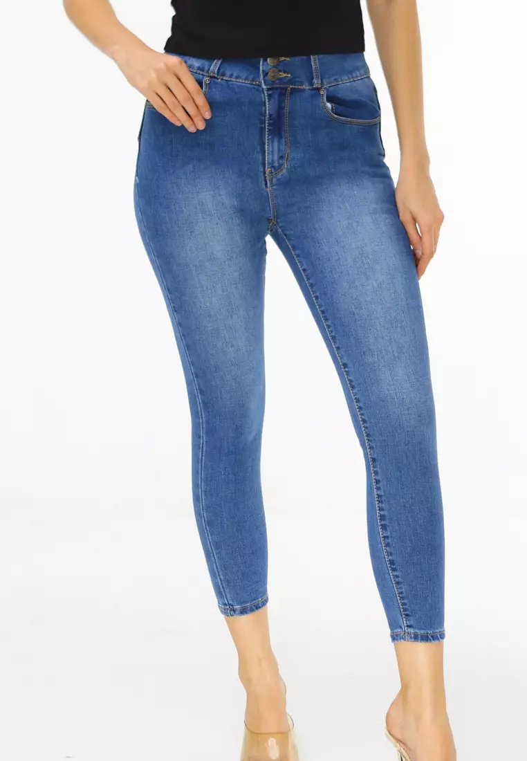Cropped Skinny High Waist