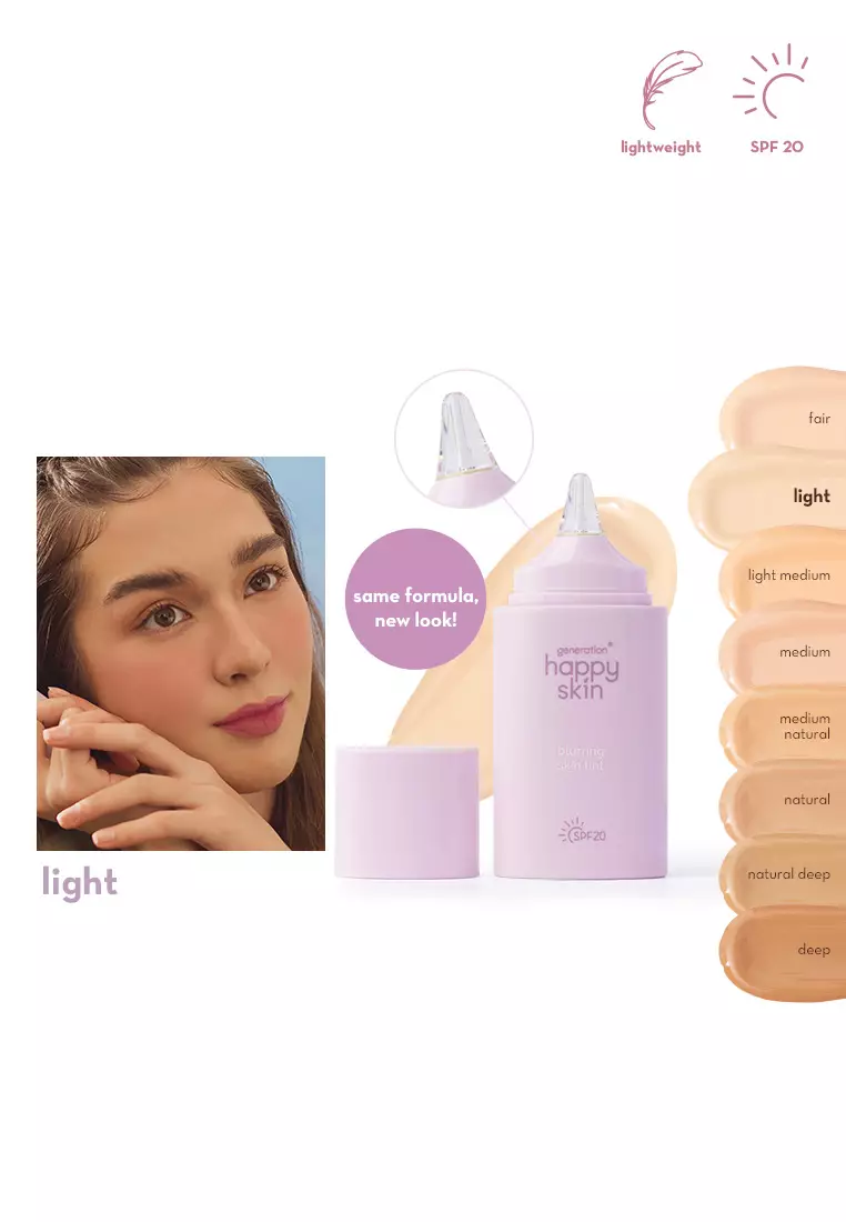 Discount on Happy Skin  shoes - SKU: Generation Happy Skin Blurring Skin Tint SPF20 in Light
