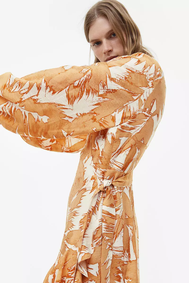 Maxi wrap dress