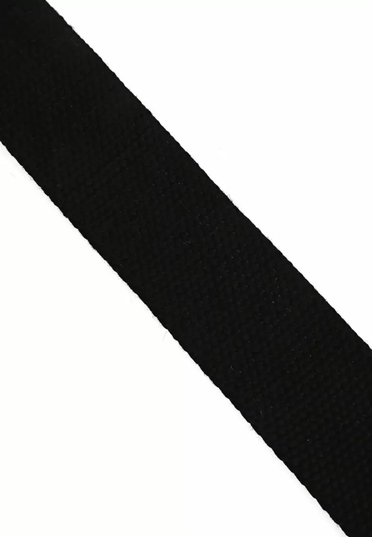 Jhoseph Tali Ikat Pinggang Pria Casual Belt Comportable Material Canvas ORIGINAL - Black