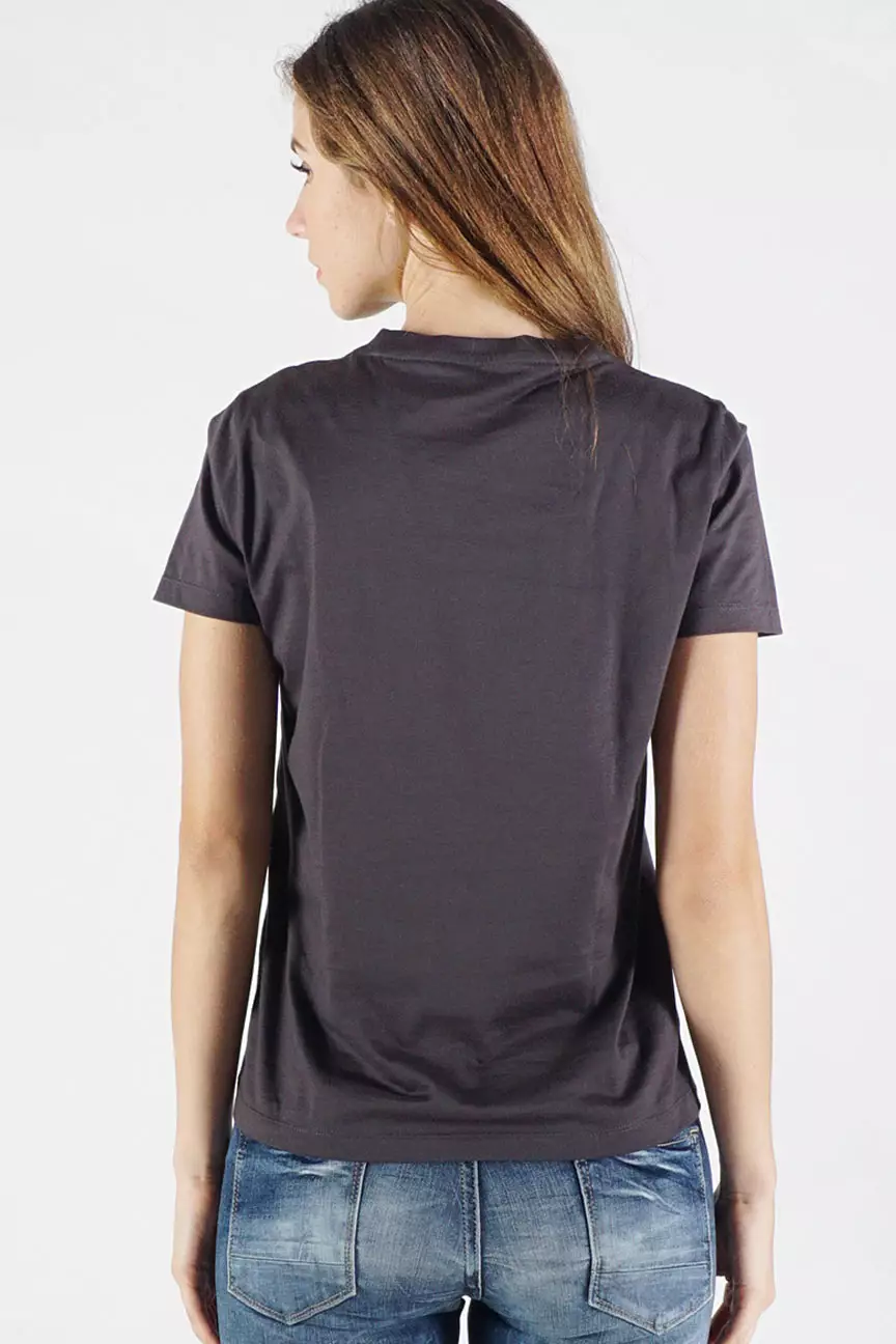 Kaos Wanita Story Dark Grey