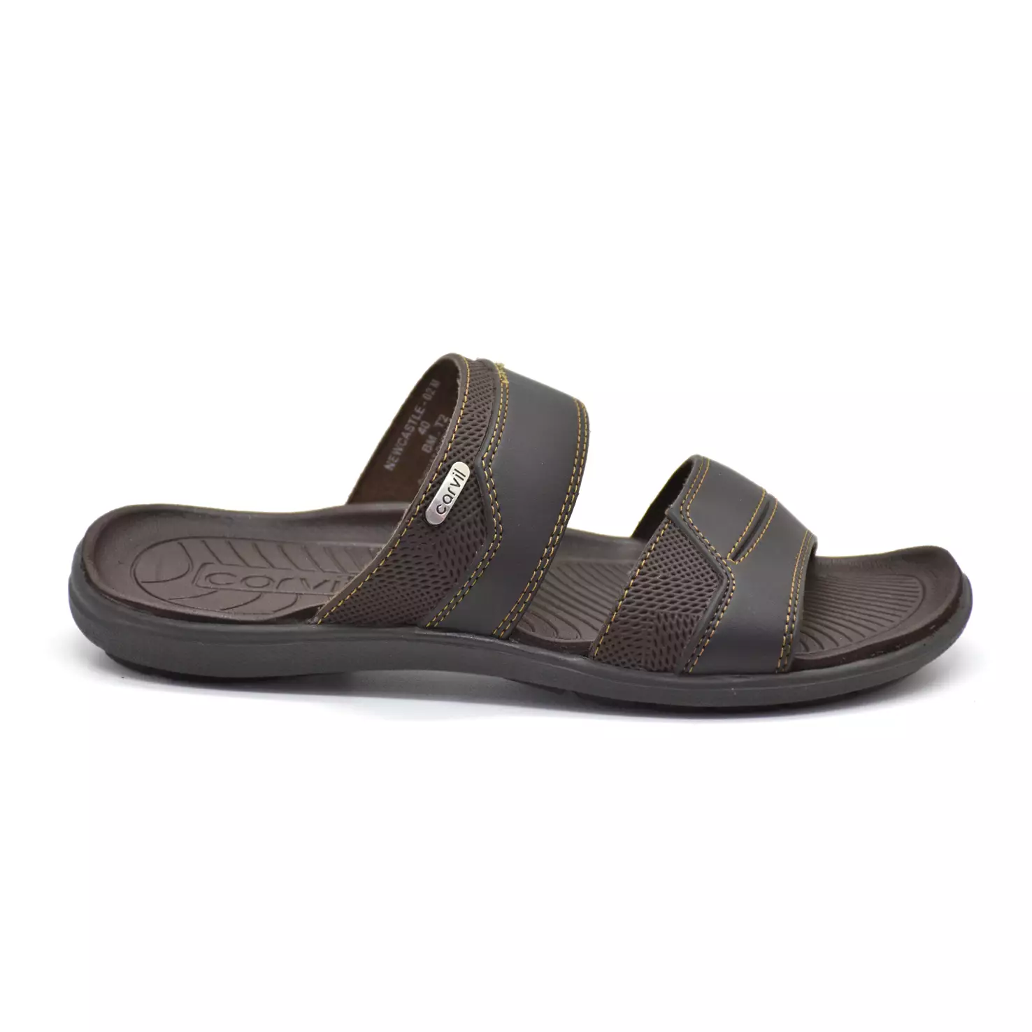 Carvil Sandal Pria Newcastle-02 M Dark Brown