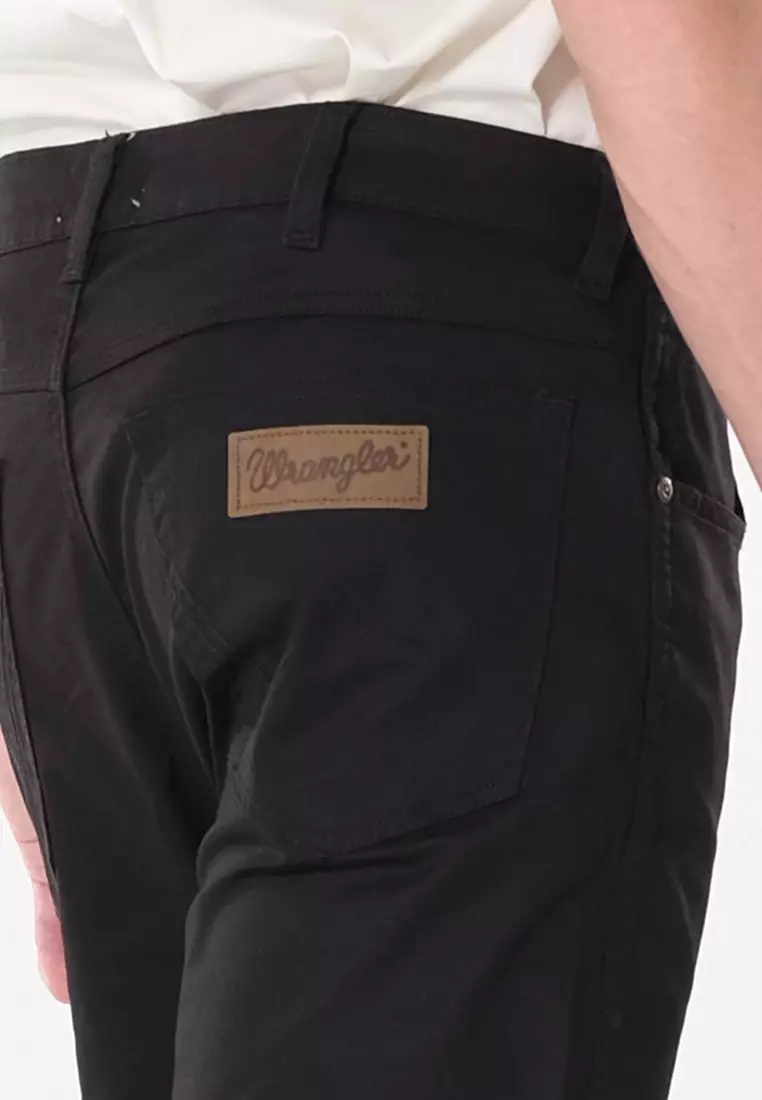 Texas Straight Colored Pants for Men in Black Color