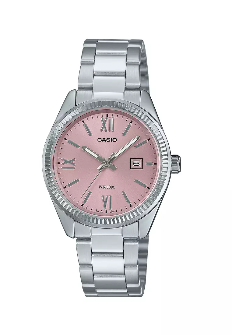 Jual Casio Casio Jam Tangan Wanita - Silver Pink - Stainless Steel ...