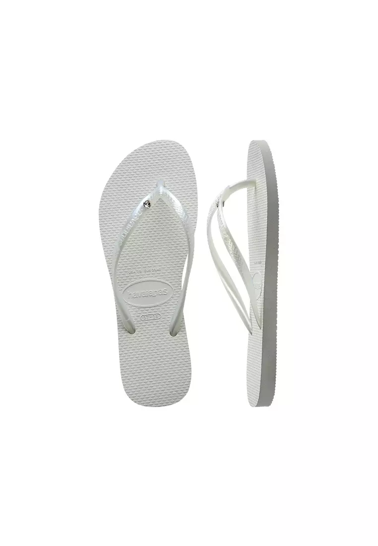 Slim Crystal Sw II Flip Flops
