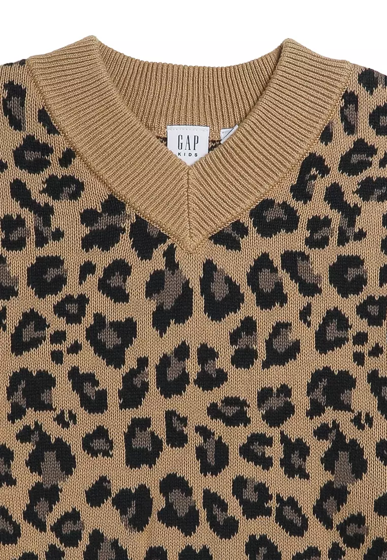 Kids Boxy V-Neck Sweater