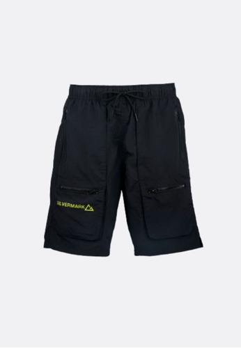 Giordano black [Online Exclusive]Men's Silvermark Utility Shorts Nylon Taslon Mid Rise Relax Fit Zipper Short 51F71AAA855B12GS_1
