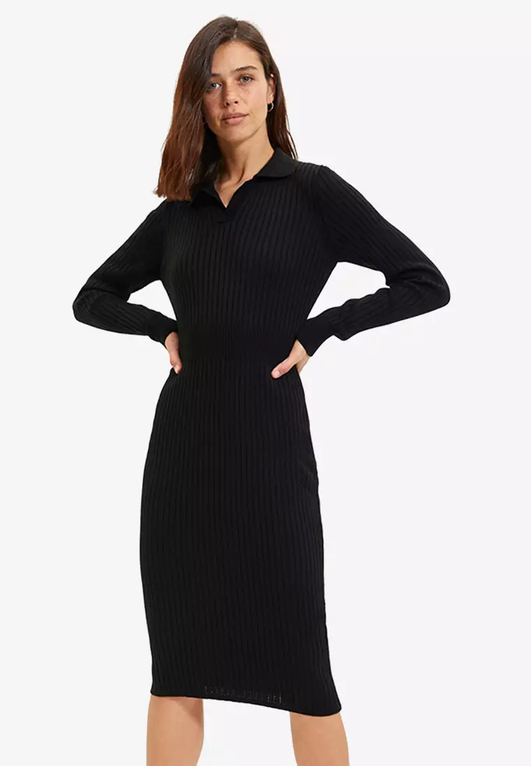 Buy Trendyol Knit Polo Dress Online | ZALORA Malaysia