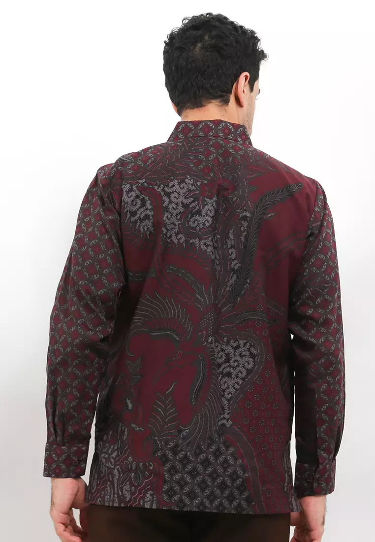 BATIK TALENTA EXCLUSIVE Lengan PANJNG DOBBY KATUN HALUS WALET PARK