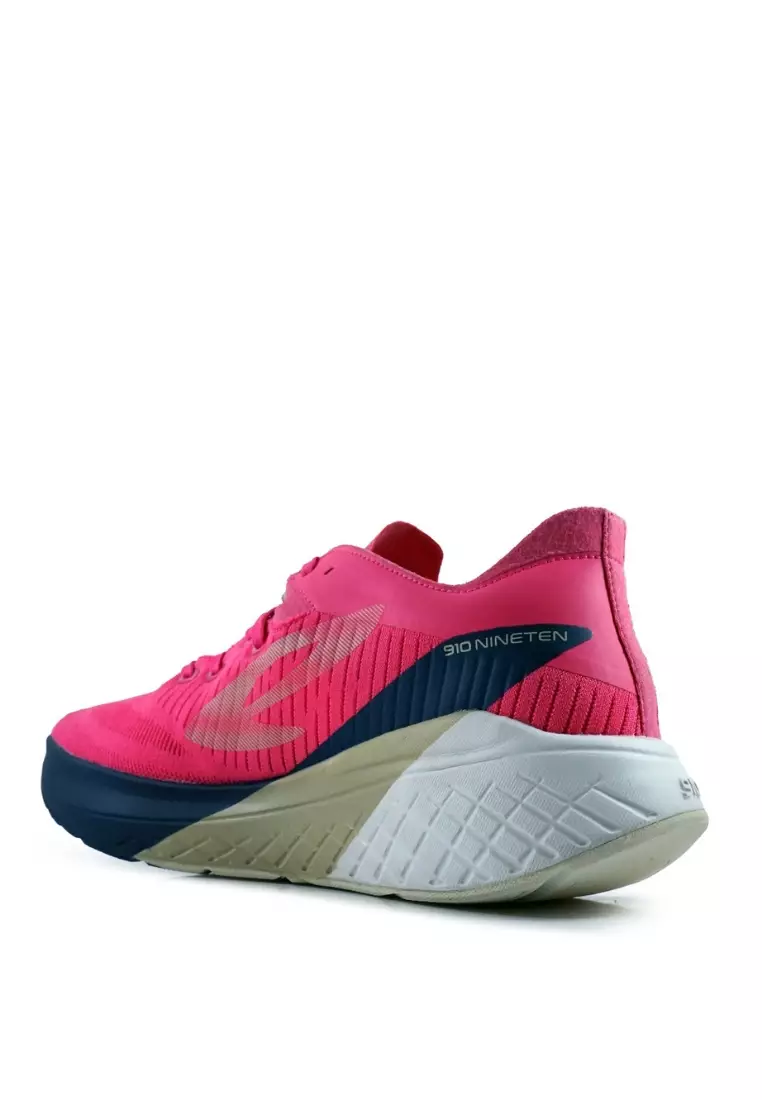 910 Nineten HANNA 1.0 Sepatu Lari - Merah Muda/Biru-Navy/Putih