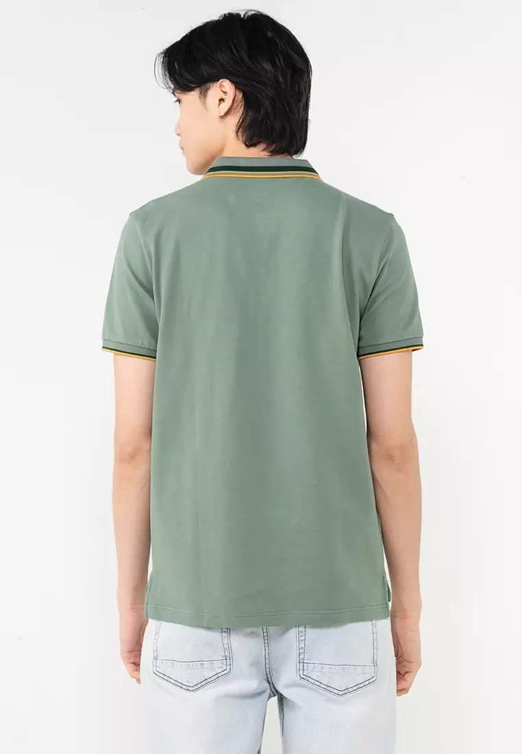 Buy GIORDANO Men's Signature Embroidery Polo Online | ZALORA Malaysia