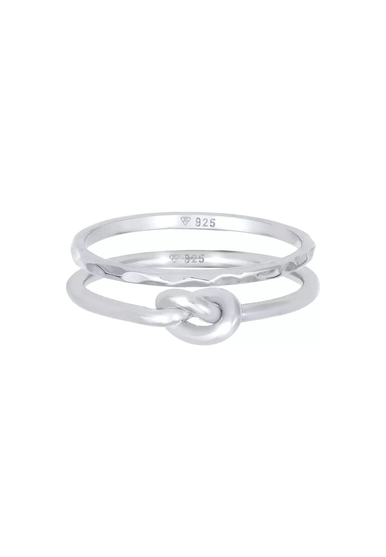 Ring Duo Knot Trend Basic Minimal