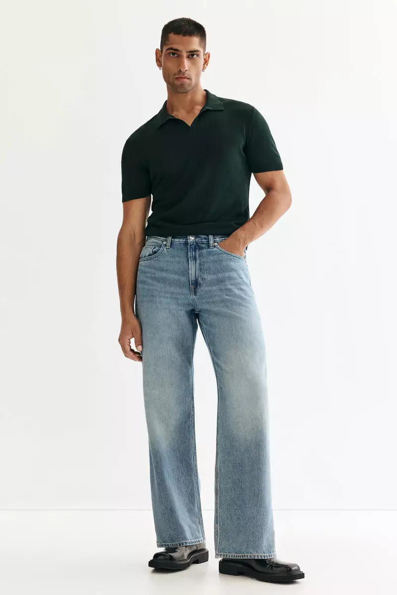 Regular Fit V-neck polo shirt