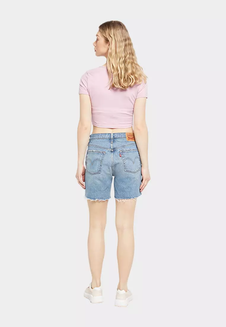 Buy Levi's Women's 501® Original High-Rise Mid-Thigh Jean Shorts