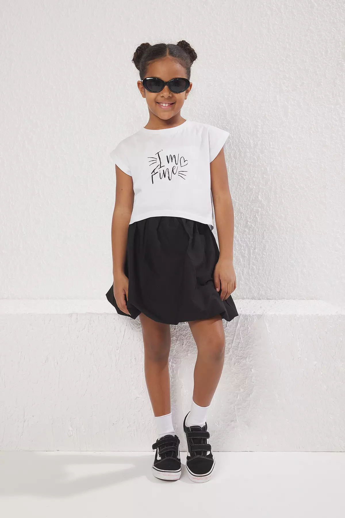 Balloon Fit Mini Skirt