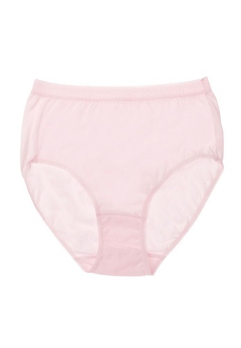 XIXILI pink XIXILI High Waist Maxi Cotton Panty B3EF9US81DEF12GS_1