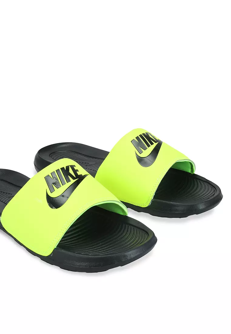 Lime green hot sale nike slides