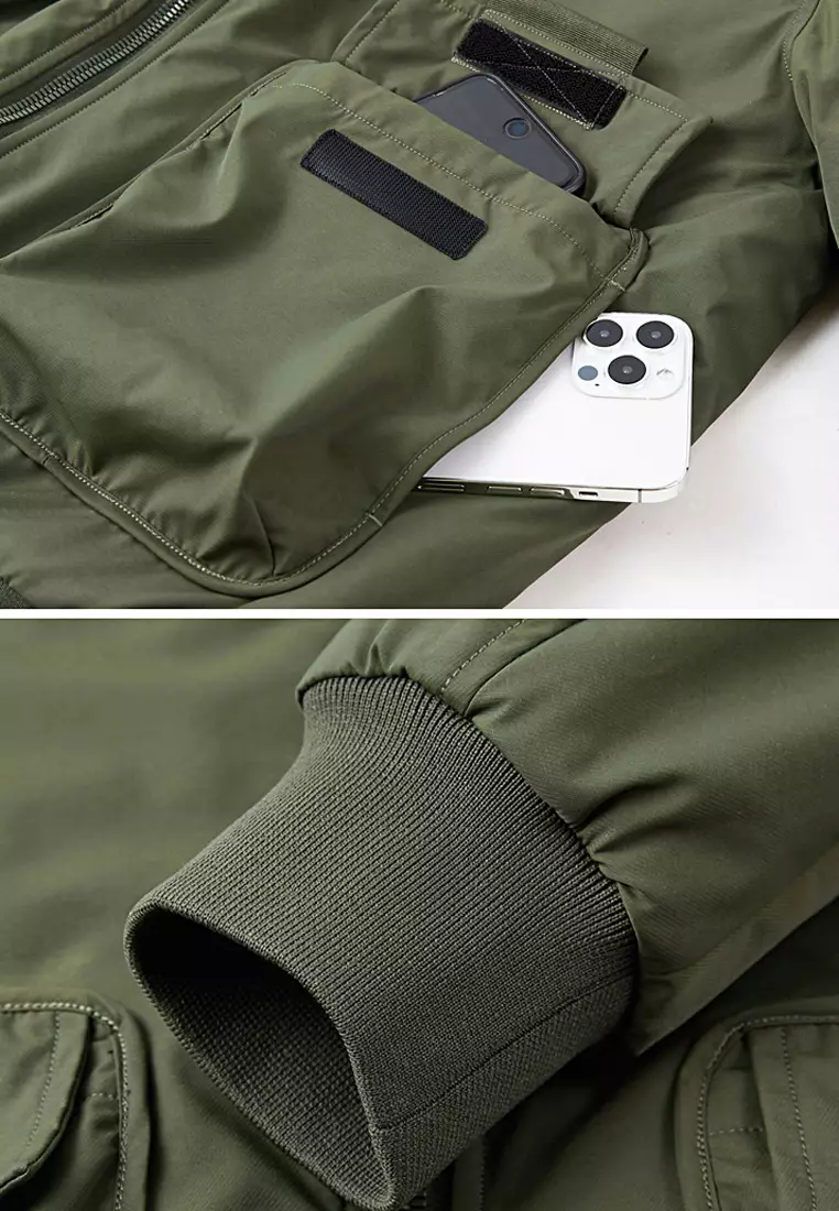 Casual Military Style Bomber Jacket