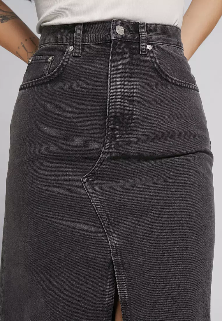 Buy & Other Stories High Waisted Denim Pencil Skirt 2024 Online ...