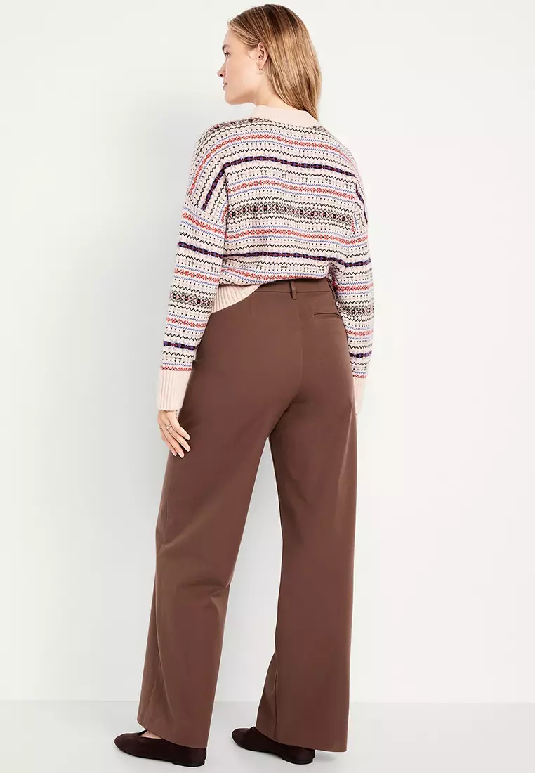 High-Waisted Pixie Super Wide-Leg Pants