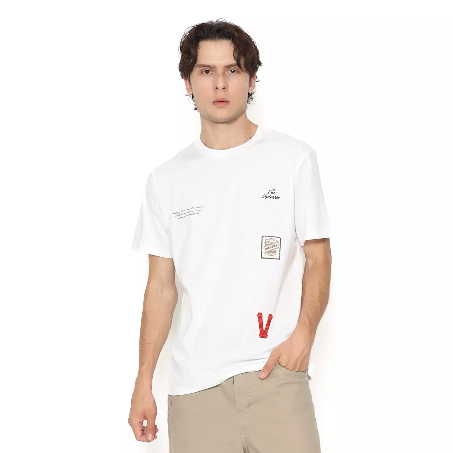 Voxfly Kaos Lengan Pendek Pria Fallzon Planet Surf