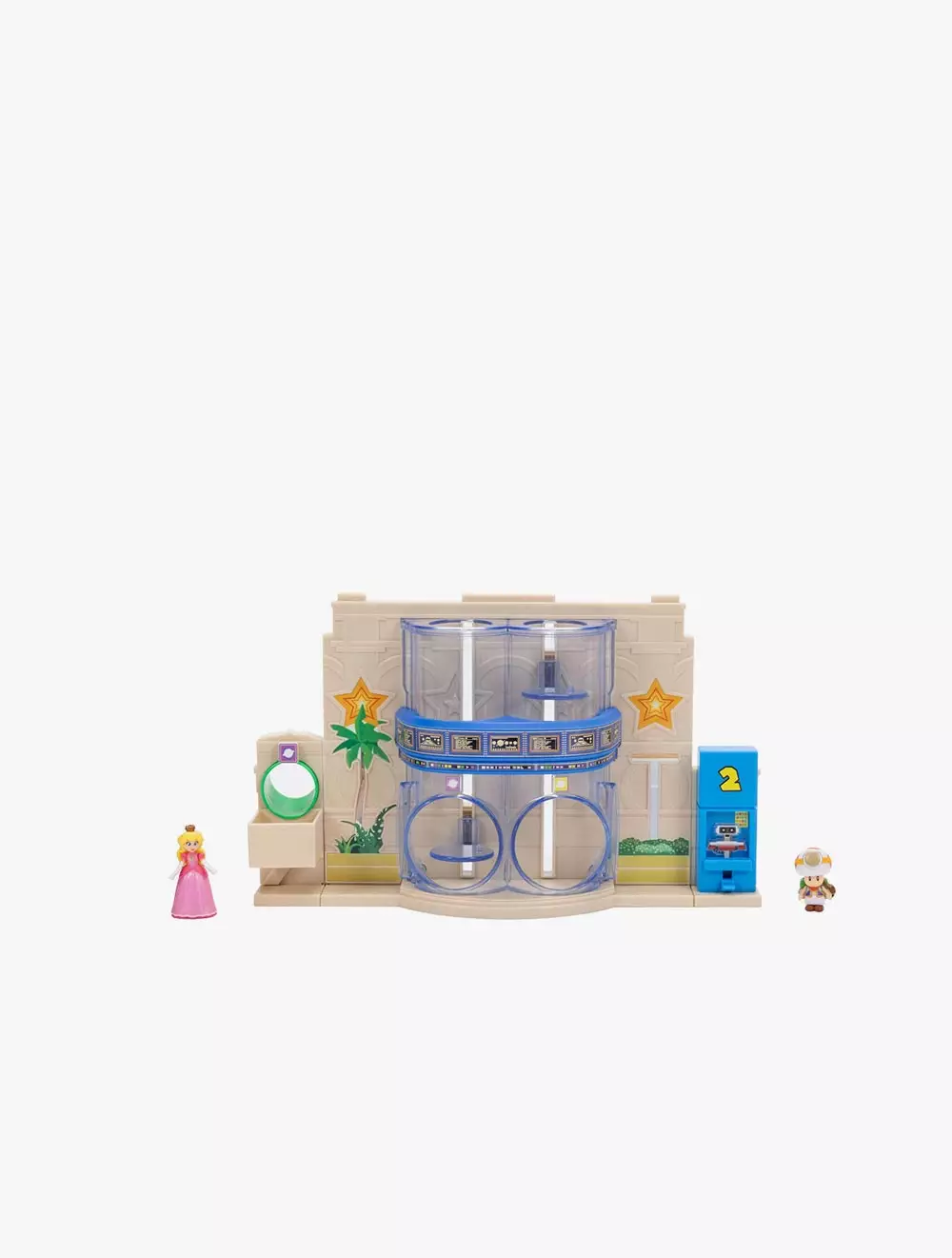 The Super Mario Galaxy Movie – Gateway Galaxy Diorama Set with 1.5” Princess Peach and Exclusive Cap - SM8432274