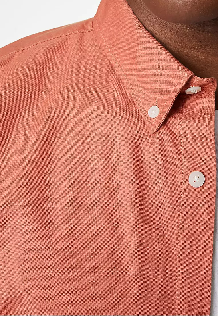 Easy Iron Pure Cotton Oxford Shirt