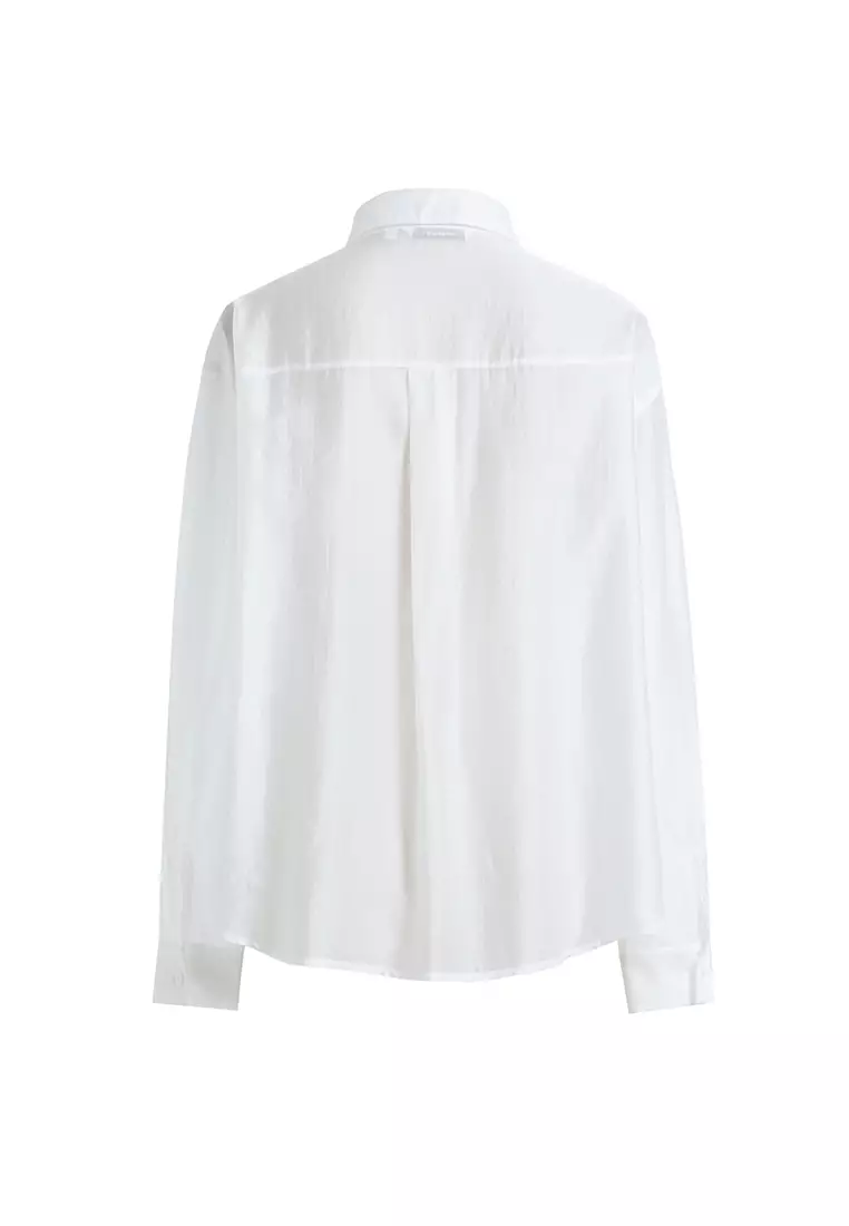 Plain Long Sleeve Smart Casual Shirt