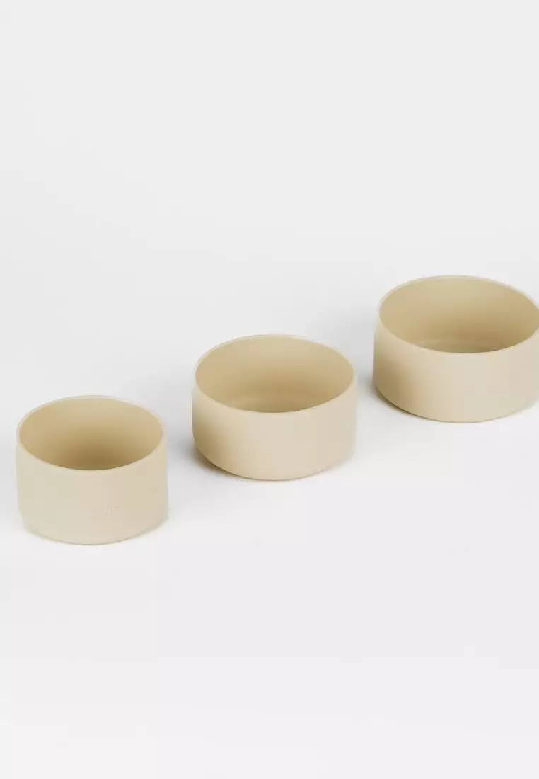 Crossing Silicone Water Bottle Boot - Fits Diameter 7-7.5cm (550ml) Blistered Pack - Cream